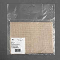 Канва для вышивания льняная, №14, 30 &times; 40 см, цвет бежевый