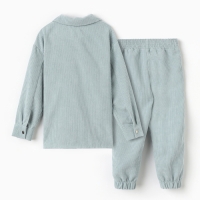 Костюм детский KAFTAN "Velvet", р. 30 (98-104), голубой Костюм детский KAFTAN "Velvet", р. 30 (98-104), голубой