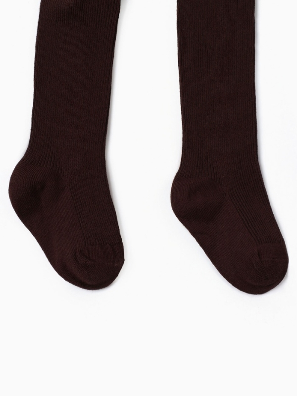 Колготки детские с лямками MINAKU, цв.коричневый, рост 74-80