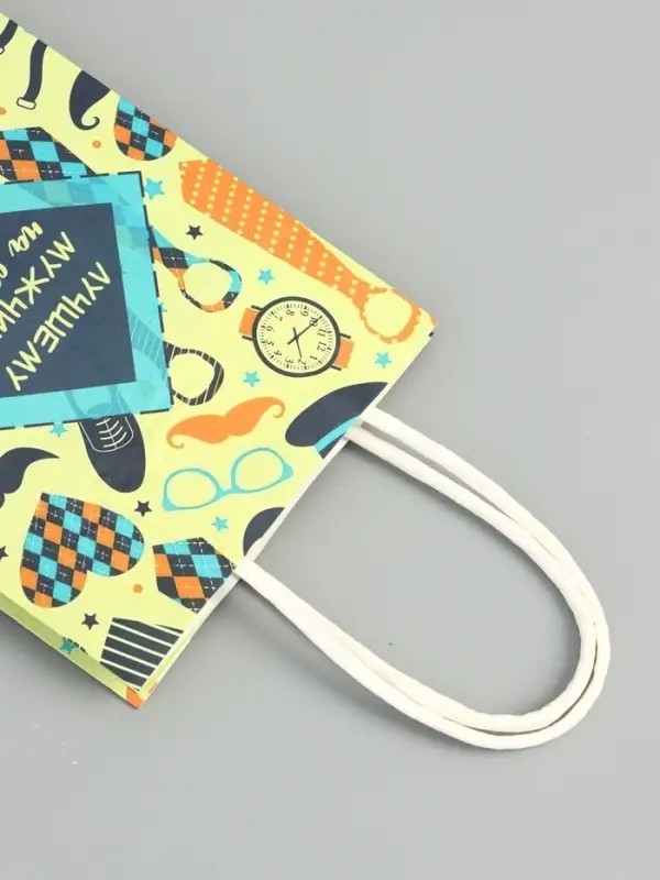 Пакет подарочный крафт &laquo;Лучшему мужчине!&raquo; 12&times;6&times;16 см