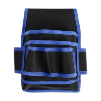 Сумка-пояс для инструментов ТУНДРА, одинарная, 2 кармана. 5 петлей Сумка-пояс для инструментов ТУНДРА, одинарная, 2 кармана. 5 петлей