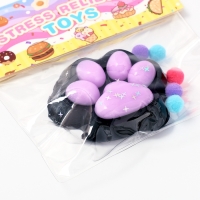 Сквиш антистресс - игрушка &laquo;Чёрная лапка&raquo;, МИКС