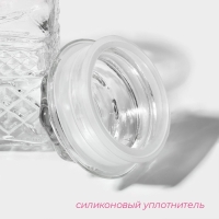 Банка стеклянная для сыпучих продуктов Доляна &laquo;Арриго&raquo;, 550 мл, 9&times;13 см