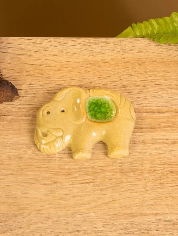 Подставка под благовония "Слоник" керамика, цв. МИКС, 7х8,5х0,8 см