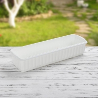 Ящик для цветов без дренажной решеткой, 12 л, МИКС