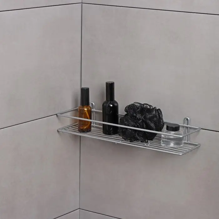 Полка прямоугольная, 1 ярус, Classic, 40&times;10&times;7 см, цвет хром