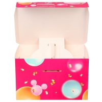 Подарочная коробка-бум, складная, 20х15х12.5 см, Минни Маус