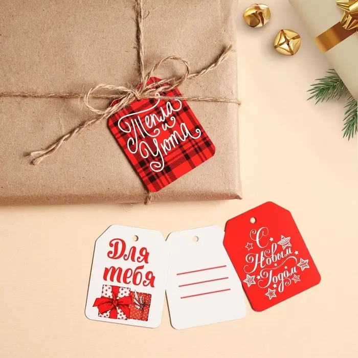 Шильдик на подарок &laquo;Для тебя&raquo;, набор 6 штук, 16 х 24 см