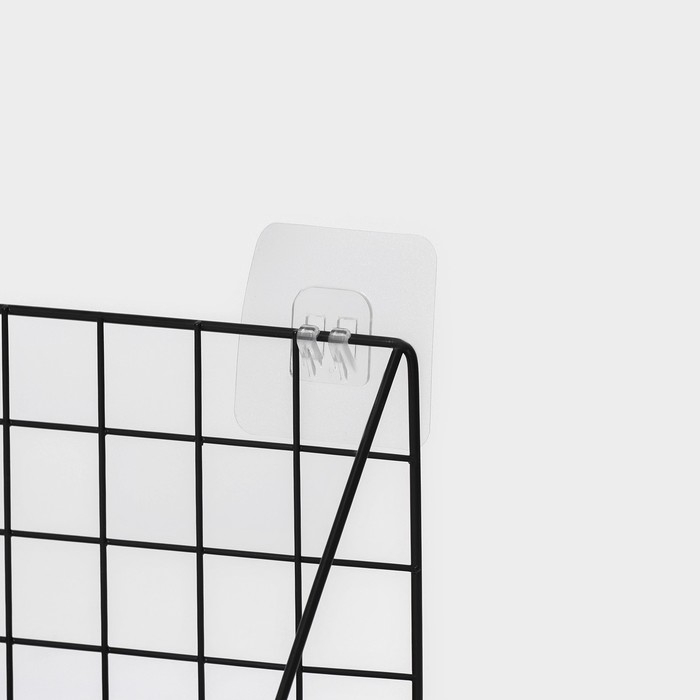 Полка для кухни Доляна &laquo;Лофт&raquo;, 35&times;12&times;15,5 см, цвет чёрный