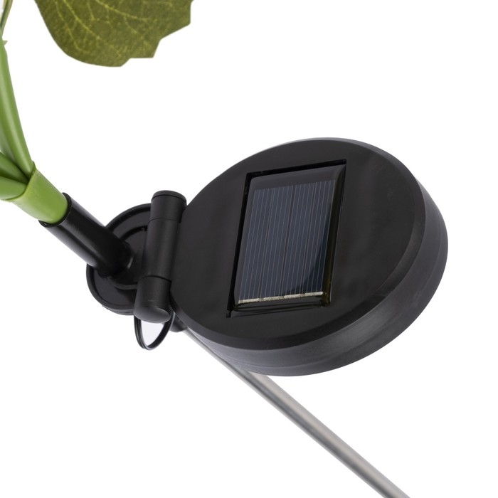 Садовый светильник на солнечной батарее &laquo;Подсолнухи&raquo;, 70 см, 30 LED, свечение тёплое белое