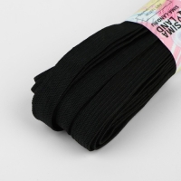 Резинка вязаная, 10 мм, 10 ± 0,5 м, цвет чёрный Резинка вязаная, 10 мм, 10 ± 0,5 м, цвет чёрный