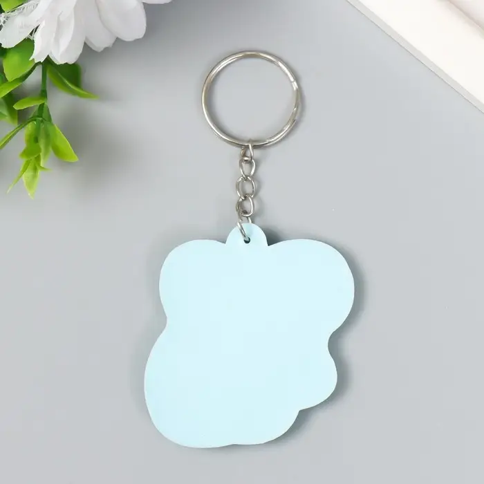 Брелок для ключей на кольце &laquo;Румяная коала с сердечком&raquo;, резина, 5&times;5.5 см