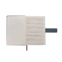 Ежедневник недатированный формат А5, с хлястиком, 128л, линия, пвх, Индиго