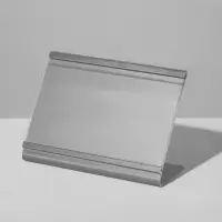 Подставка под визитки 8,5&times;6&times;3,5 см, цвет серебро