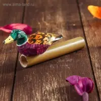 Сувенирный музыкальный инструмент &laquo;Свисток птичка&raquo;, 13&times;3&times;5 см, МИКС