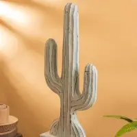 Сувенир &laquo;Кактус&raquo;, 24&times;9&times;54 см, дерево, голубой