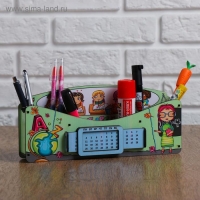 Органайзер для канцелярских предметов "Выбор отличницы", вечный календарь, цветной, салатовый 512905 Органайзер для канцелярских предметов "Выбор отличницы", вечный календарь, цветной, салатовый 512905