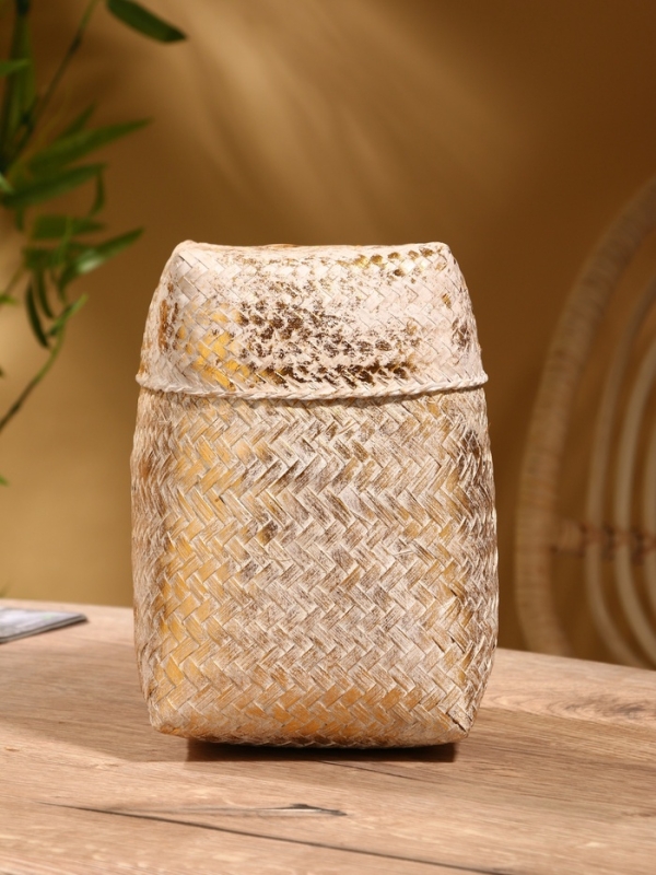 Корзинка плетеная "Аварис" 14х14х23 см