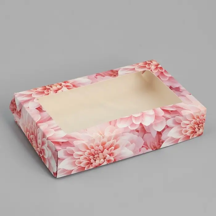 Кондитерская упаковка, коробка с ламинацией &laquo;Beauty&raquo;, 20 х 12 х 4 см