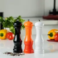 Механическая мельница для специй Gambit, оранжево-красная