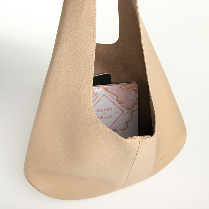 Сумка женская на магните TEXTURA, средний размер, цвет бежевый Сумка женская на магните TEXTURA, средний размер, цвет бежевый