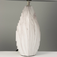 Настольная лампа "Капля" 1х40Вт Е14 серый 22,5х22,5х37см