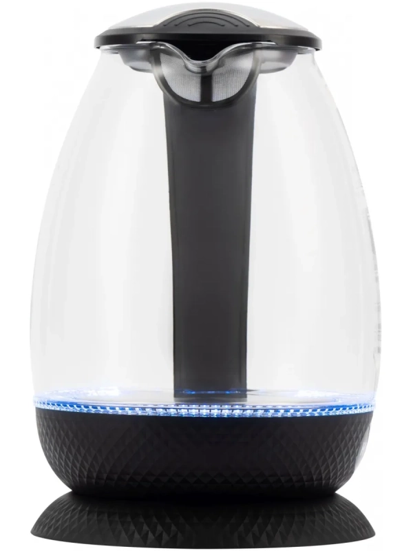 Чайник HYK-G3804 1.7л. 2200Вт черный (стекло)