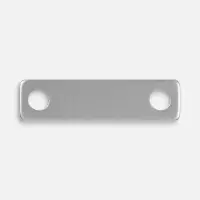 Шильдик металлический Alfa Liten, серебристый