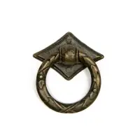 Ручка-кнопка ТУНДРА VINTAGE 027, цвет бронза