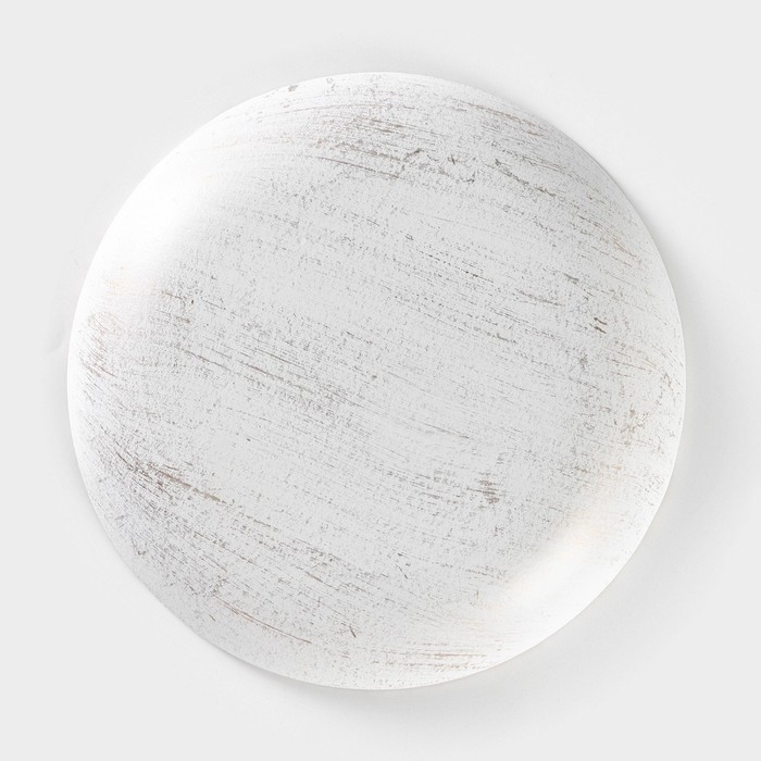 Блюдо для фруктов Доляна &laquo;Ундина&raquo;, 19,5&times;3 см, цвет золотой с белым