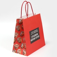 Пакет подарочный, упаковка, &laquo;Обезьяна&raquo;, 22 х 22 х 11 см