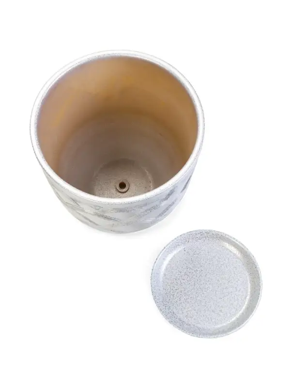 Горшок цветочный с поддоном 5 л, керамика "Узор" (М)