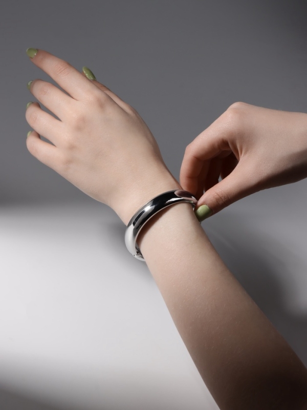 Браслет металл &laquo;Тренд&raquo; объёмный, цвет серебро