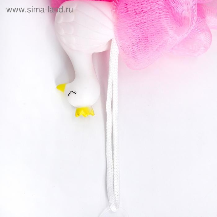 Игрушка-мочалка для купания, детская &laquo;Лебедь&raquo;