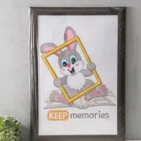 Фоторамка для фото 40х60 см "Luxe Elegance" пластик, коричневый, (пластик экран)