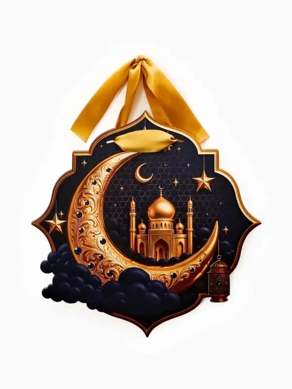 Плакат "Священный праздник" с лентой