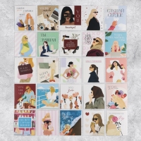 Наклейки-стикеры, набор,&laquo;Для девочек&raquo;, 6 х 7 см, 50 шт