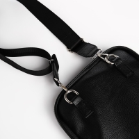 Сумка мужская через плечо TEXTURA, искусственная кожа, цвет чёрный