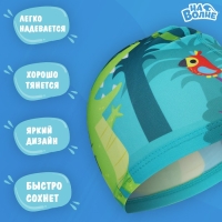 Шапочка для плавания детская &laquo;На волне&raquo; &laquo;Африка&raquo;, тканевая, обхват 46-52 см