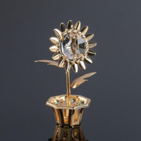 Сувенир &laquo;Цветочек", с кристаллами