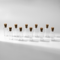 Баночки для хранения бисера, d = 1,2 &times; 3 см, 10 шт