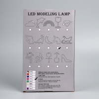 Неоновая вывеска &laquo;Единорог&raquo; 22 x 19 см, батарейки AAx3 (нет в комплекте) + USB, свечение розовое