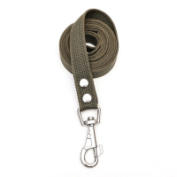 Поводок брезентовый 2 м х 2,5 см, тёмно-зелёный Поводок брезентовый 2 м х 2,5 см, тёмно-зелёный