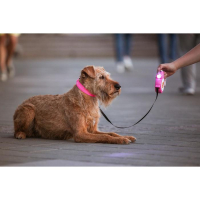 Рулетка "Пижон" с фонариком, прорезиненная ручка, 5 м, до 35 кг, розовая Рулетка "Пижон" с фонариком, прорезиненная ручка, 5 м, до 35 кг, розовая