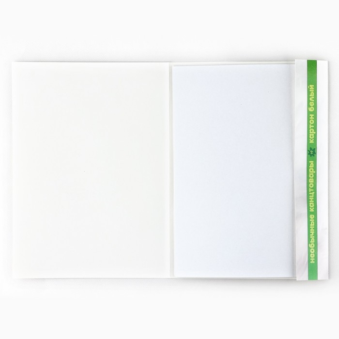 Картон белый А4 немелованный односторонний 10 листов 200г/м&sup2;, в папке &laquo;1 сентября: БукиБяки&raquo;