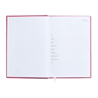 Ежедневник датированный 2024 года, А5, 176 листов, Attomex.Even, обложка бумвинил, ляссе, блок 70 г/м2, розовый