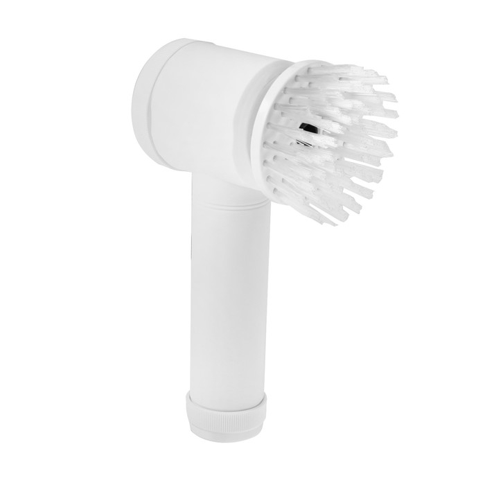 Электрическая щетка для уборки LESH-01, 3 насадки, АКБ, белая