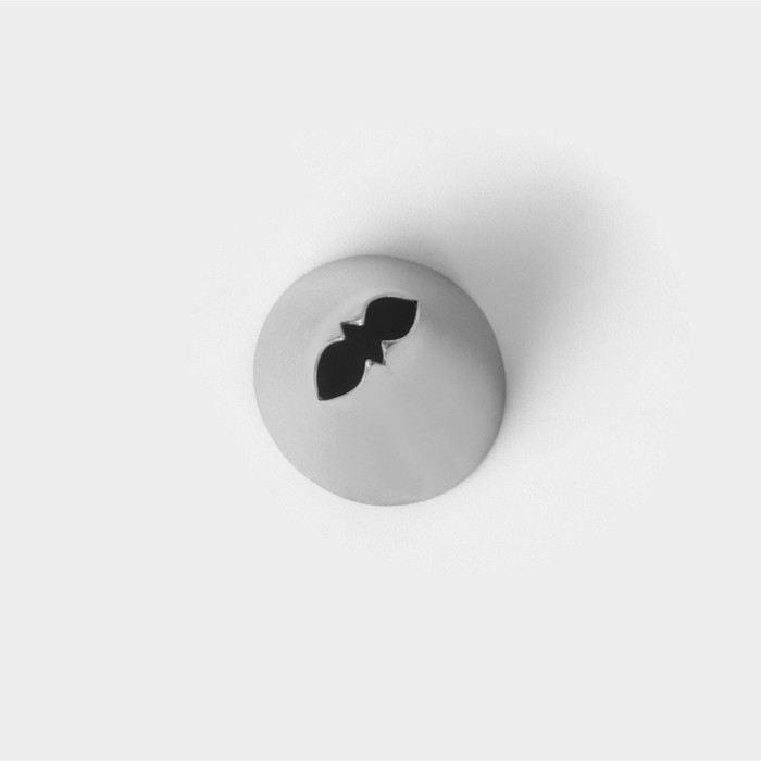 Насадка кондитерская KONFINETTA &laquo;Лепесток&raquo;, d=2,3 см, выход d=1,4 см, нержавеющая сталь