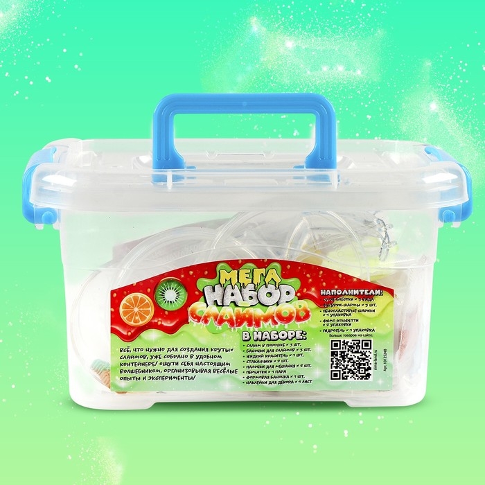 Мега набор слаймов &laquo;Фрукты&raquo;, более 25 предметов