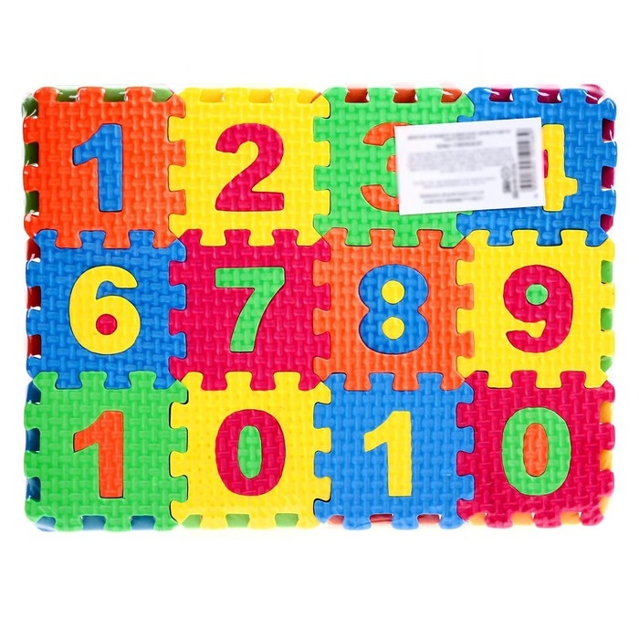 Пазлы мягкие &laquo;Союзмультфильм с цифрами&raquo;, 36 элементов